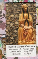 The 813 Martyrs of Otranto  (2