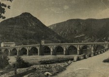 PC MONTENEGRO VISEGRAD BRIDGE OLD POSTCARD (b70771) picture
