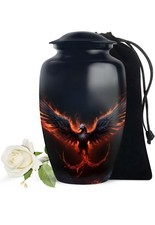 Yatskia Phoenix Urn for Ashes Decorative for Human Ashes. Classic Large, 10 Inch picture