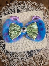 Disney Parks Minnie Swap Your Bow Monsters Inc Mike Sully Mickey Ears Bow NWT picture