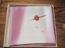 VINTAGE JAPAN KITAMURA TOKUSHI FUKUSA CEREMONIAL SILK TEA CLOTH ART TEXTILE NIB picture