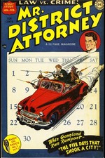Mr. District Attorney Comic Poster (1950s) 📚 24x36” - Hi-Res💎 Print - 200 GSM picture