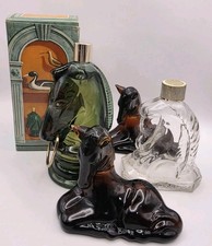 Lot Of 4 Horse Themed Avon Bottles VTG Foal Decor Equestrian  picture