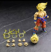 NT 1/12 shf Goku 3.0 Battle Damaged Unyielding Spirit Yellow hair Action Figure picture