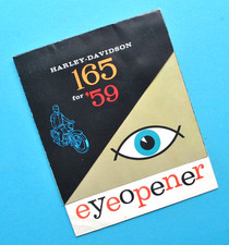 Original 1959 Harley Davidson Brochure 165 ST STU Hummer Lightweight Motorcycle picture