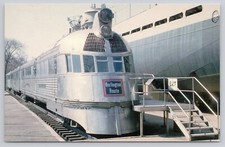 Atq/Vtg Post Card Pioneer Streamliner Chicago, Burlington & Quincy #9900 M84 picture