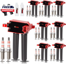 Upgraded 8X Ignition Coil Pack and 16X Iridium Spark Plug for 5.7L V8 HEMI Dodge picture
