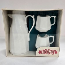 NEW Vintage 1993 Thermos Coffee Carafe Gift Set Hot and Cold Beverage 3 Piece picture