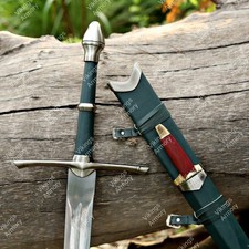 Aragorn Ranger Green Sword Strider Replica LOTR Movie Inspired With Scabbard picture