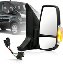 Passenger Side Mirror Compatible with 2015-2025 Ford Transit 150 250 350 350 Hd, picture