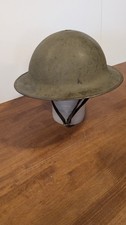 Original WWI M-1917 U.S. Army Doughboy Helmet With Liner & Chinstrap  picture