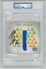 Mac Miller ~ Signed Autographed Blue Slide Park CD Cover ~ PSA DNA Encased picture