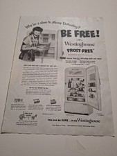 Westinghouse Frost-Free Refrigerator Judy Bond 10x13