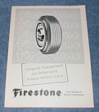 1964 Firestone Deluxe Champion Vintage Tire Ad 