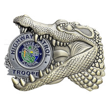 BL14-7 Florida Highway Patrol FHP State Trooper Challenge Coin Alligator Alcatra picture