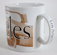 HTF Vintage 1994 1st Series Starbucks Coffee Mug HOT ROD CAR Los Angeles picture