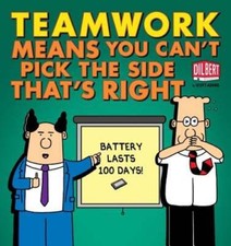 Teamwork Means You Can't Pick the Side That's Right by Scott Adams: Used picture