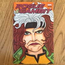 Rogue Obsession By Rob Israel Art Sketch Cover Marvel Comics 2026 picture