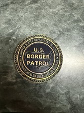 US Border Patrol Brass Plaque picture