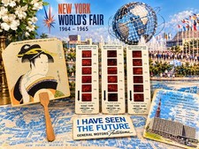 Authentic Vtg 1964–65 New York World’s Fair - Souvenir 5 Piece Collection picture