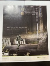 Halo 3 Xbox 360 Game 2007 Promo Ad Wall Art Print Poster - Glossy picture