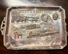 Knott's Berry Farm Ghost Town Buena Park Calif Embossed Metal Serving Tray picture