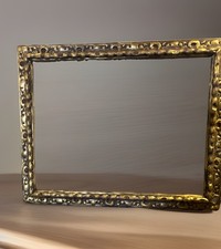 Antique Gilded Compo Frame 18x14 – Ornate Victorian/Art Nouveau Gold Leaf, Fine picture