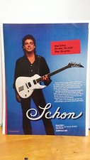 NEAL SCHON GUITARS SCHON GUITAR 1985 - PRINT AD 10 X 8  7 picture
