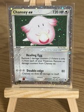 Pokémon TCG Ruby & Sapphire Chansey EX Holo Ultra Rare Card 2003 96/109 MP picture