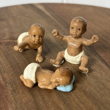 1989 Set Of 3 HAGEN-RENAKER Porcelain 