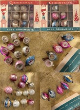 Lot Of 17 Vintage Christmas Bulbs Fantasia picture