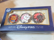 Disney Store Tails of Friendship Event Aristocats Pin Set LE 1250  picture