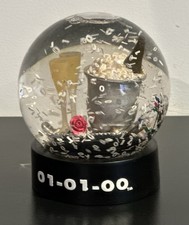 NEW SNOWGLOBE NEW MILLENIUM ZERO HOUR JANUARY 1, 2000 END OF THE WORLD COMPUTER picture