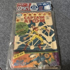 Modern Comics Pak Of 3 Captain Atom 87 RARE  Blue Beetle STILL IN PACKAGE picture