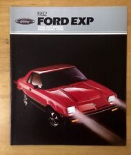1982 Ford EXP Coupe Car Dealer Magazine Brochure Vintage picture