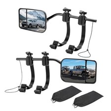 Dual View Shatterproof Clip On Tow Mirrors Convex Extenders for Trucks and Cars picture