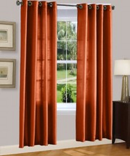 Light filtering semi sheer curtain same color both sides seen through 2 panels picture