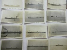 Tanker Ship Steamer Steamship Vintage Photo Big Lot Commercial Maritime 30s picture