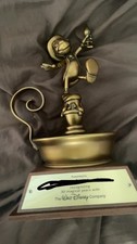 Walt Disney Cast Member 30 Year Service Award Bronze Jiminy Cricket Statue picture