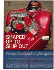 1965 AA/FUELER DRAGSTER - SCRIMA / BACILEK / ALDERSON ~ ORIGINAL 2-PAGE ARTICLE picture