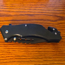 Kershaw Select Fire KS1209BK Assisted 440 SS Drop Point Liner Seatbelt/Glass picture