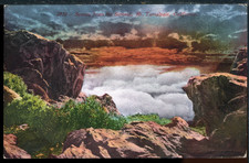 1912 Sunrise From Summit Mt. Tamalpais CA Vintage Mitchell 2910 Postcard A2208 picture
