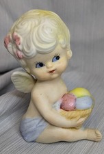 Vintage LEGO Japan EASTER ANGEL April Basket Eggs 1950s Beautiful  picture