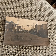 RPPC,Seattle, Washington,circa1908,1st Ave. Looking down the street. picture