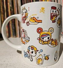 Rare Tokidoki X Gudetama Ceramic Mug Cup 2018 Sanrio Simone Legno Donuts Cactus picture