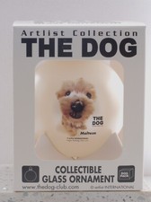 NIB The Original Dog Glass Ornaments The Dog 4Kids Entertainment.  Maltese 2003 picture