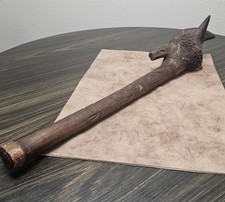Antique Native American (Penobscot) Burl Wood War Club picture