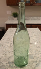 Vintage Witt Soda Bottling Works Pop Bottle 24 oz. Davenport Iowa Embossed RARE picture