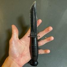 Original Minty WWII US Navy USN MARK 1 Fighting Knife Marked N.Y. Camillus picture