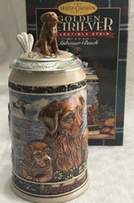 Anheuser Busch Budweiser Hunter’s Companion Series Golden Retriever Stein 1994 picture